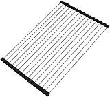 Seropy Roll Up Dish Drying Rack Over The Sink