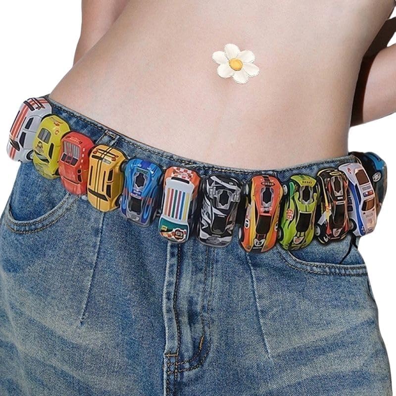 ARPHTYL Toy Car Cute Y2k Belt Retro Vintage 2000s Fancy Belts