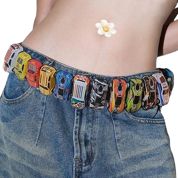 GOTHPICKUS Womens Y2K Toy Car Cute Belt Aesthetic Vintage  display picture 1