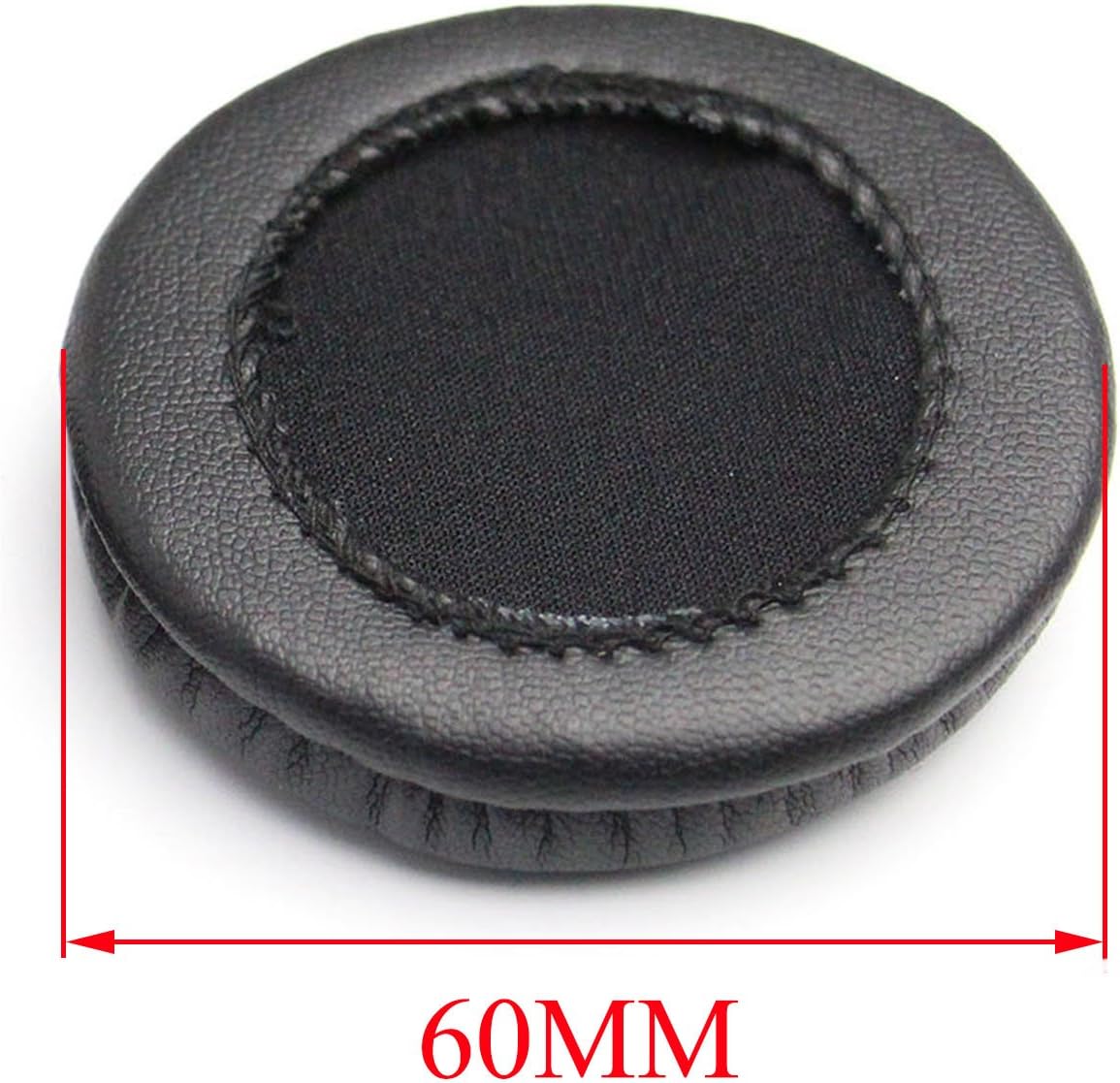 ShineCozy Premium Headphones Earpads Protein Leather Foam Ear Cushions,Headset Ear Pads Spare Replacement Parts (For Universal Size Diameter 60MM J-20) - Image 3