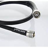 MPD Digital I MPD-400 PVC Superflex Coax Cable I PL259 UHF Male Connectors I Ultra Low Loss for Ham, VHF, RF, CB Radio I Made