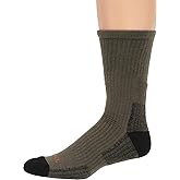 Merrell mens Cushioned Tactical Sock, Olive Green, 10 13 US