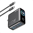 Anker Laptop Charger, 140W MAX USB C Charger, 4-Port Multi-Device Fast Charging, Advanced GaN Power Adapter, Intuitive Touch 