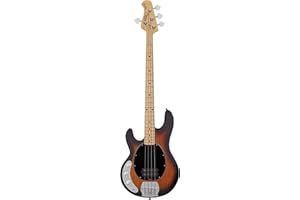 Sterling by Music Man 4 String Bass Guitar, Left, Vintage Sunburst (RAY4LH-VSBS-M1)