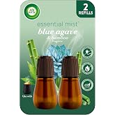 Air Wick Essential Mist Diffuser Oil Refill, Blue Agave &amp; Bamboo, 2ct | Air Wick Essential Mist refills, infused with essential oils, air freshener for home, bedroom,bathroom.Use as directed