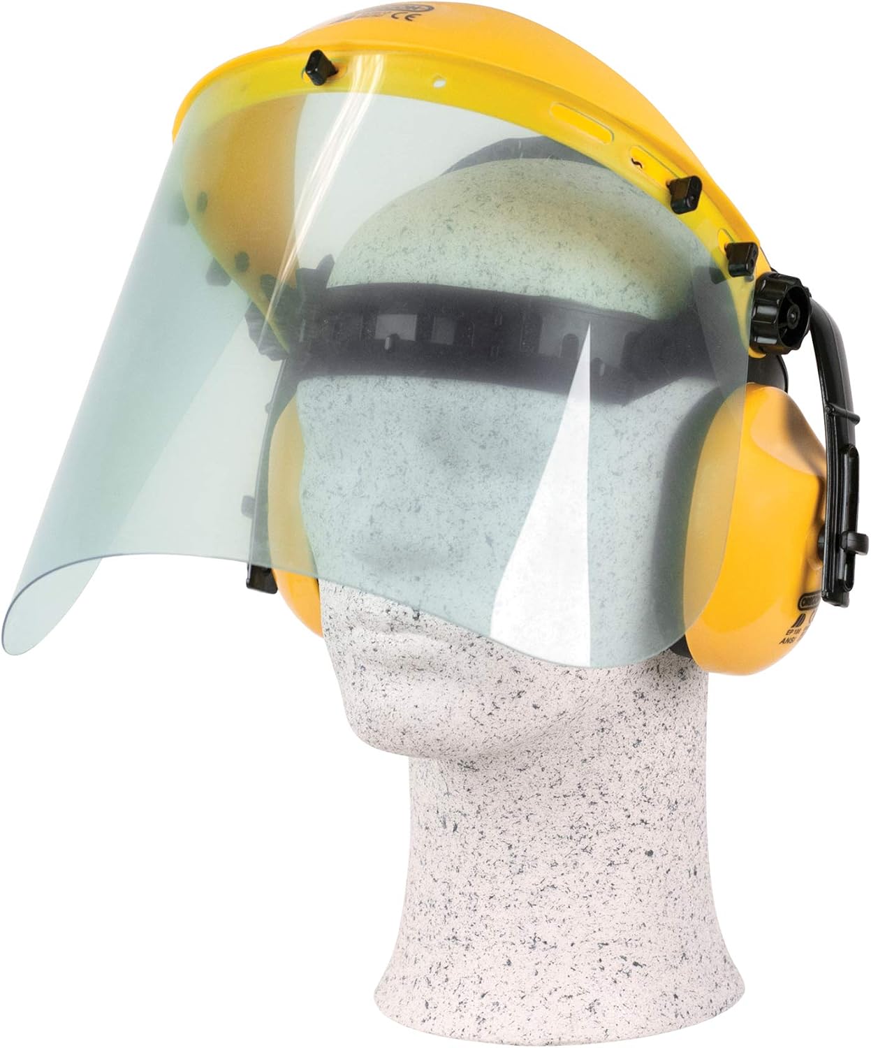 Oregon Browguard, Ear Protection & Clear Visor Combination PPE - Image 3