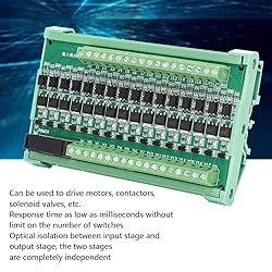 16-Channel PLC Amplifier Board，12-36VDC PLC