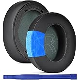 Adhiper Cooling Gel Replacement Earpad for Anker Soundcore Life Q20/Q20BT/Q20+/Q20i Headphones,Comfortable and Refreshing Ear Cushion, Ice Fabric Headphone Earpads,（Black）