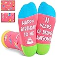 Zmart 11th Birthday Gifts Ideas for Boys Girls - Socks for Kids Age 11, Presents for 11 Year Old Tween
