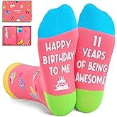Zmart Birthday Gifts Idea for Girl - Preteen Socks for Kids Girl Age 8-12, Pink