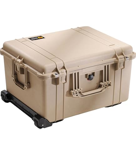 Amazon.com: Pelican 1640 - Case 23.7X24X13.9 Tan W/Fm : Electronics