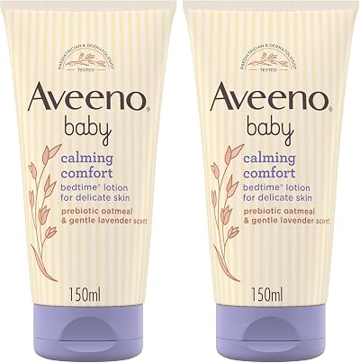 Aveeno Baby Calming Comfort Bedtime Lotion 150 ml Pack of 2