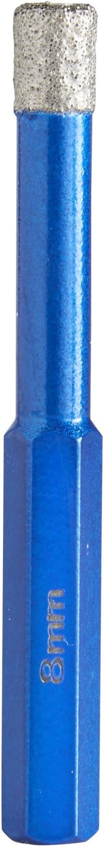 DTW Dry Diamond Drill BITS for Porcelain Granite Tile Glass Ceramics Marble 5mm - 25mm - 8MM
