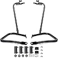 MoKitDora Touring Rear Saddlebag Bracket Guard Bars Compatible with 2014-up Harley Street Road Electra Glide Road King, Black