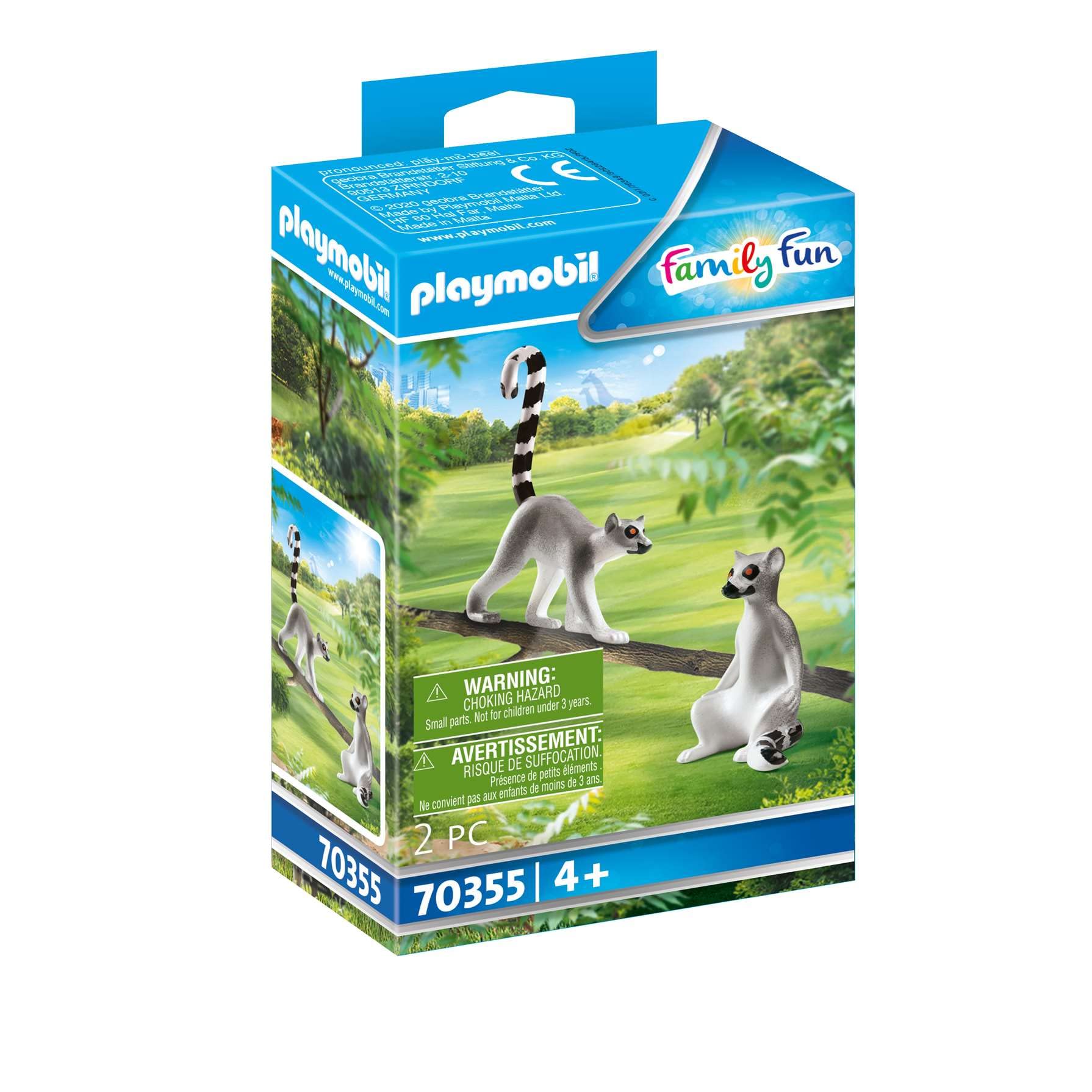 Playmobil 70355 Family Fun Lemurs, Fun Imaginative Role-Play, PlaySets Suitable for Children Ages 4+
