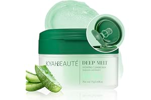 MYMERRY Cleansing Balm, Naturium Makeup Remover Balm for Sensitive Skin, Waterproof Mascara Makeup Remover, Face Eyes Lip Cleanser, Aloe Vera Scented, Coconut Oil, Vitamin E & Hyaluronic Acid, 2.65 Oz