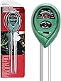 MoonCity 3-in-1 Soil Moisture, Light and pH / acidity Meter Plant Tester,Good for Gardener or planter both indoor and outdoors (No Battery needed)
