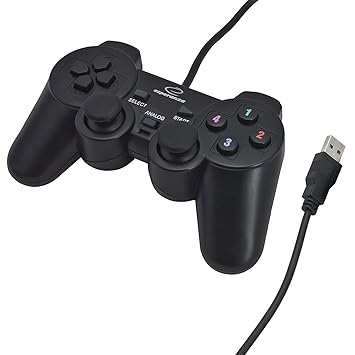 Esperanza WARRIOR black - Computer Gamepad - PC Controller - Playstation Design