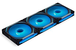 Lian Li UNI Fan SL-Infinity 120 RGB Triple Pack Black with Controller - UF-SLIN120-3B