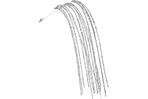 KI Store Silver Dripping Sequin Christmas Tree Picks Spray 6pcs Cascading Christmas Picks for Xmas Tree Garland Decorations