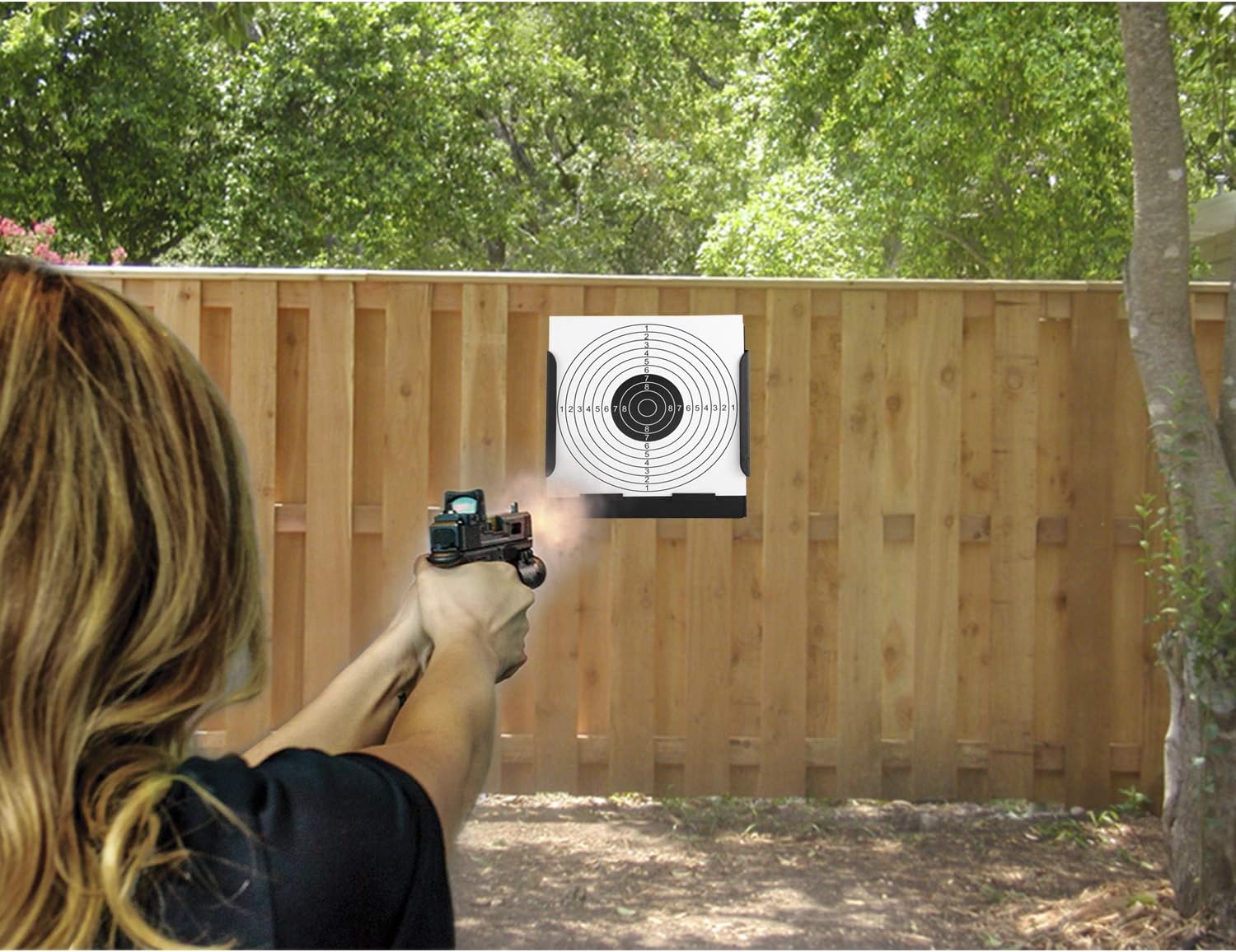 Metal Box BB Trap Target with 20 Shooting Paper Targets, Airsoft Pellet Trap Catcher, Mini BB Gun Target for Shooting Practice and Air Soft Gun Training (Black) : Sports & Outdoors
