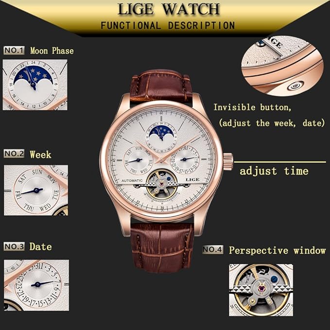 lige watch automatic
