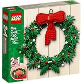 LEGO Iconic Christmas 2-in-1 Wreath with Big Red Bow and Advent 40426