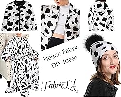 FabricLA Ultra-Soft Polar Fleece Fabric by The Yard
