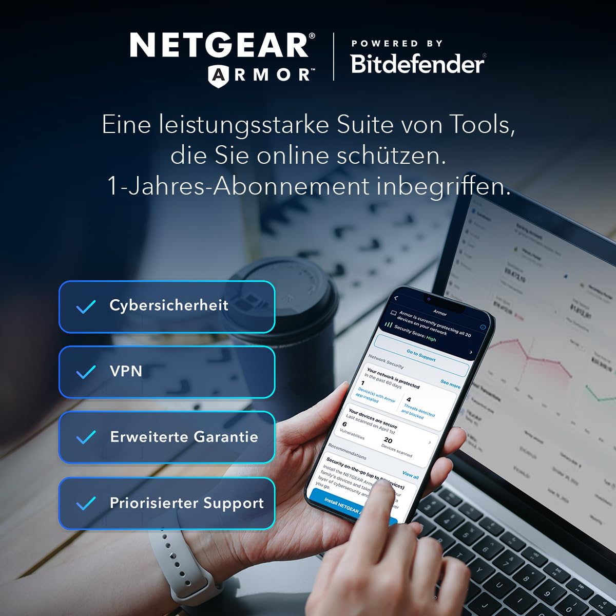 NETGEAR Orbi Serie 970 | Mesh-WiFi-7-System | WiFi-7-Router und 2 Satelliten | bis zu 27 Gbit/s | Abdeckung bis 660 m² und 200 Geräte | 10-GB-Ethernet-Port | Quad-Band BE27000 | RBE973 | Weiß 9