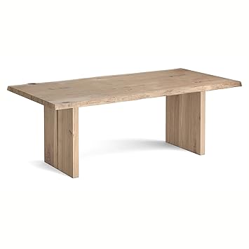 Roseland Furniture Ltd Oak Mill 210cm Dining Table Wood Base