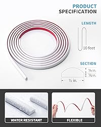 Art3d 10 Ft Peel and Stick Trim for Backsplash Tile
