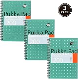 Pukka Pad A5 Squared Jotta Notebook 3-Pack 200 Pages 5mm Squares 80GSM view 2