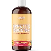 Appetite Booster Weight Gainer for Kids, 16 Fl Oz, Natural Orange Strawberry by Llorens Wellness