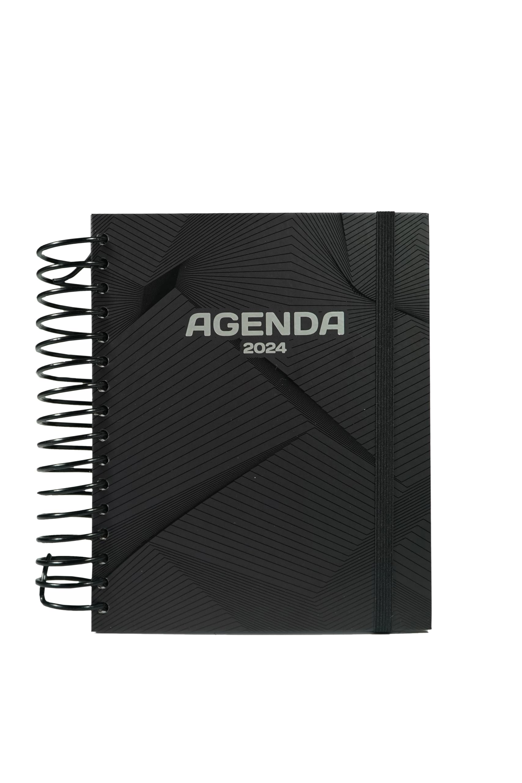 School Diary Page by Day | Ideal for Teachers and Students | Black | Measures 2.5 x 20 x 21.5 cm – Sweet Color