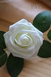 Breeze Talk Artificial Flowers Ivory Roses 50pcs