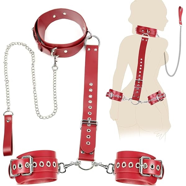 jav toy sex Wholesale Sexy leather bondage belt handcuffs training props for your store main image 1