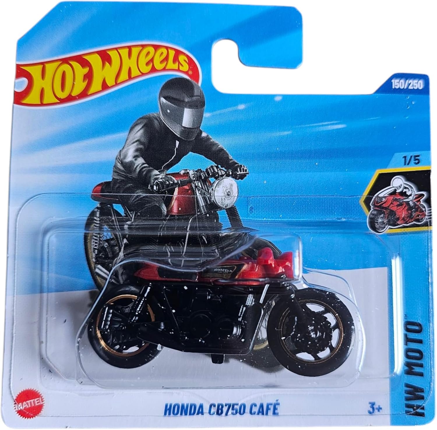 Hot Wheels Honda CB750 Cafe, 1:64 Scale Diecast Motorcycle, HW Moto Collection