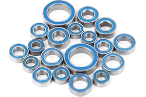 HobbyPark Ball Bearing Kit Rubber Sealed 2RS for TRX4M TRX4MT Upgrades Parts Compatible with High Trail K10 F150 Defender Bronco 1/18 RC Crawler & Monster Truck, 22Pcs