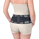 TitanGuard Breathable Sport Back Brace, Adjustable Lower Back Brace for Pain Relief, Back Support & Waist Compression Belt