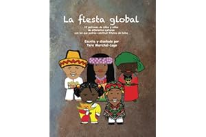 La fiesta global: 12 patrones de niños y niñas de diferentes culturas con los que podrás construír títeres de bolsa (Spanish Edition)