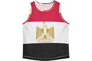 Egypt Flag Boys Tank Tops Toddlers Kids t Shirt Teen 3t Athletic Undershirt Muscle Tees Youth Dry Fit