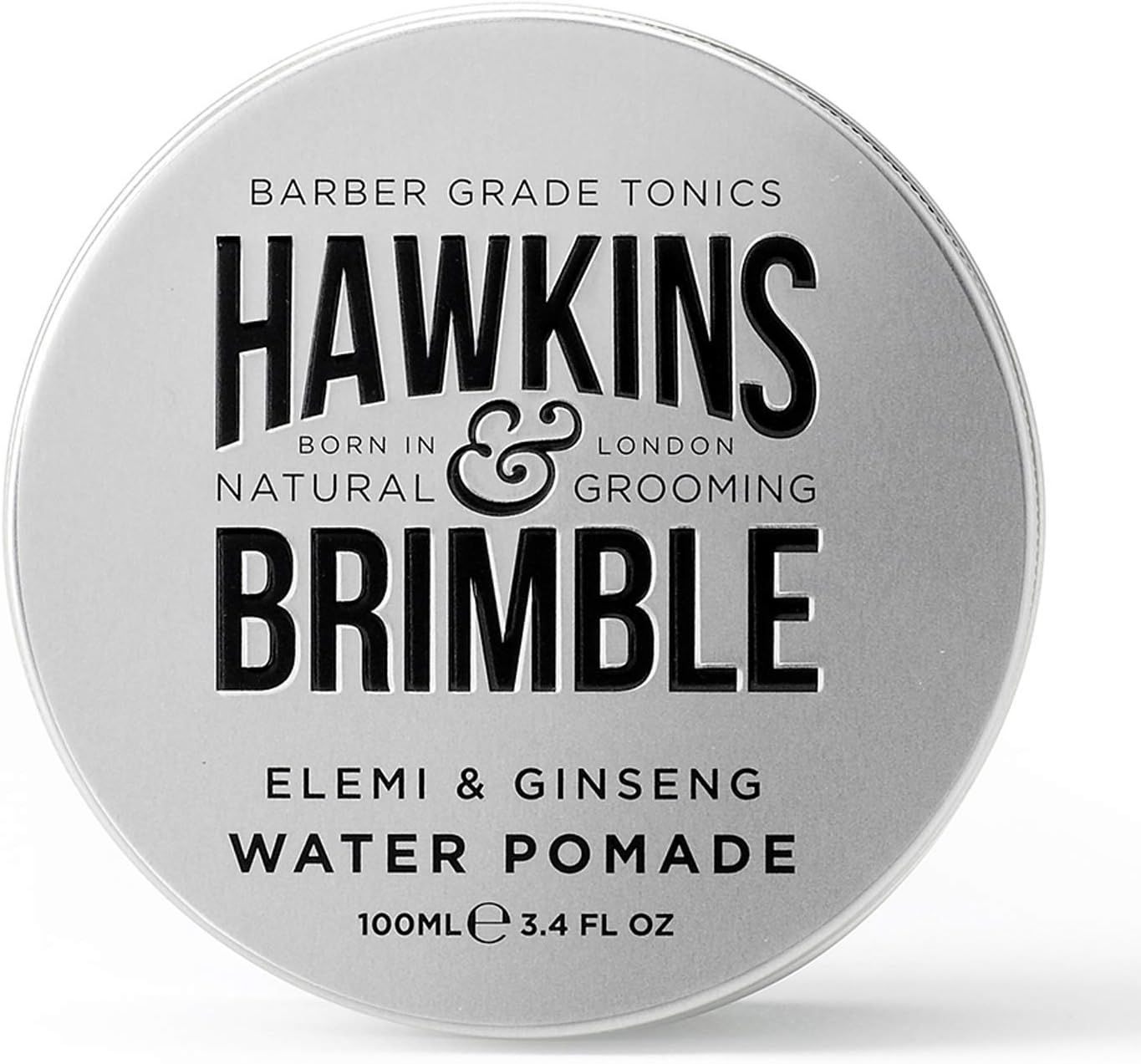 Hawkins & Brimble Mens Water Pomade 100ml - H2O Based Hair Styling/Grooming, 100 ml (Pack of 1)