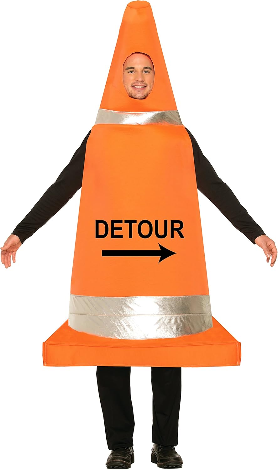 Forum Novelties Men's Traffic Cone Costume, Orange, One Size Amazon.ca