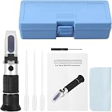 Proster Brix Refractometer ATC 0-80% Hand Held with 3 Pips for Sugar Content view 7