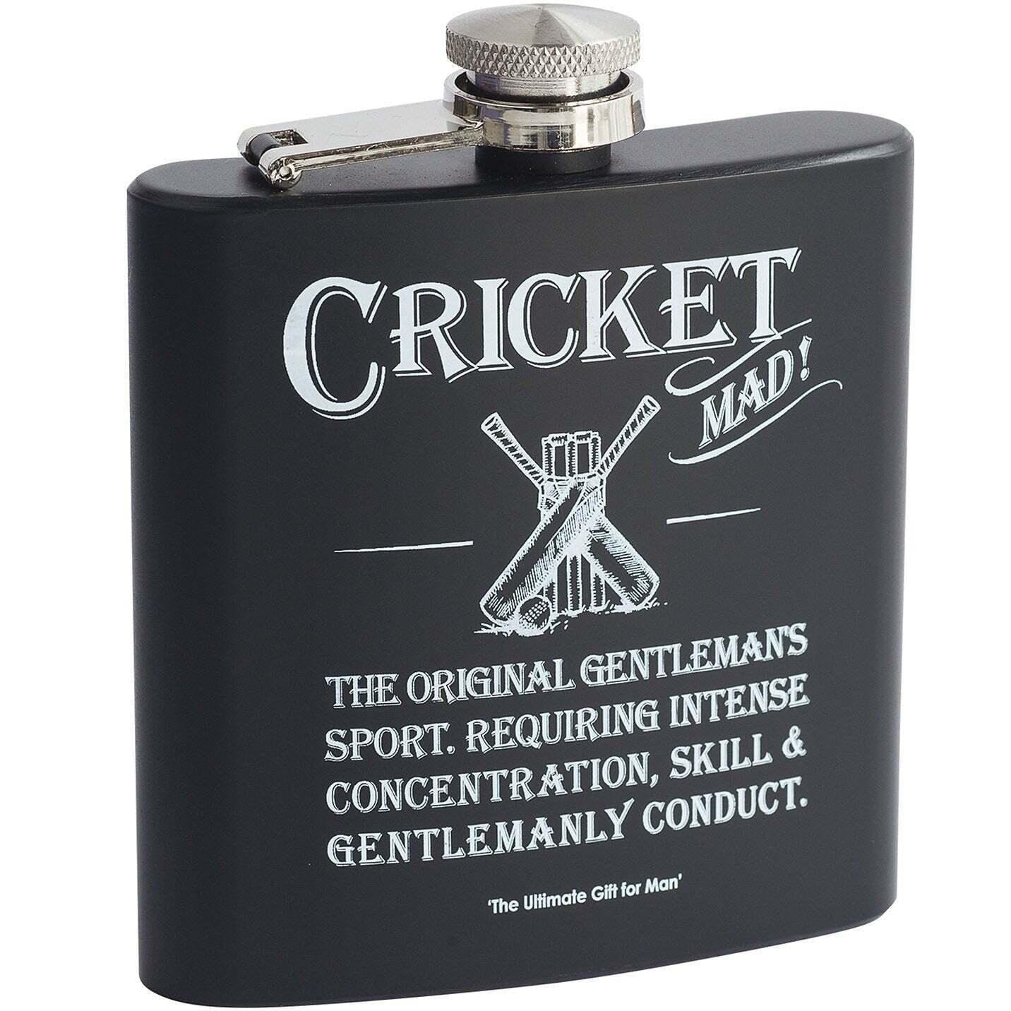 Arora Ultimate Gift for Man 8867 Cricket Hip Flask, Multicolour, One Size