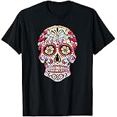 Sugar Skull Shirt Cool Calavera Dia De Muertos Day Dead Gift T-Shirt