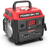 PowerSmart 1200W Portable Generator, 71cc 2-Stroke Engine, EPA Compliant | Lightweight, Portable