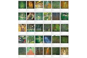 Hosteesschoice Gustav Klimt Postcard Set, 30 Pieces, 4 x 6 Inches, Perfect for Writing Thank You, Birthday, Festival, Sympathy or Condolence Messages