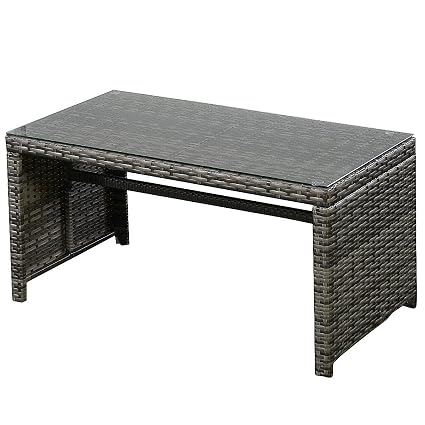 Goplus 4 Pc Rattan Patio Furniture Set Assembly Patio Furniture