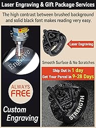 FaithHeart Custom Masonic Stainless Steel Ring Mens